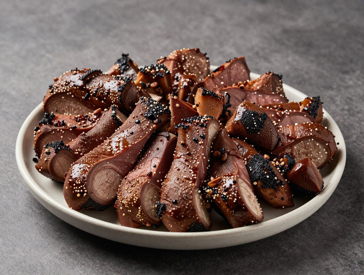 Lähikuva tuoreista mustikkamarjoista, punaviinistä ja vadelmoista vaalealla puupinnalla, kirkkaat antioksidanttirikkaat marjat auringonvalossa gourmet-tyylisessä asettelussa